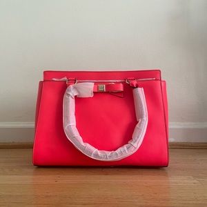 NWT Kate Spade Monfort Park Jovie Leather Bag in Geranium